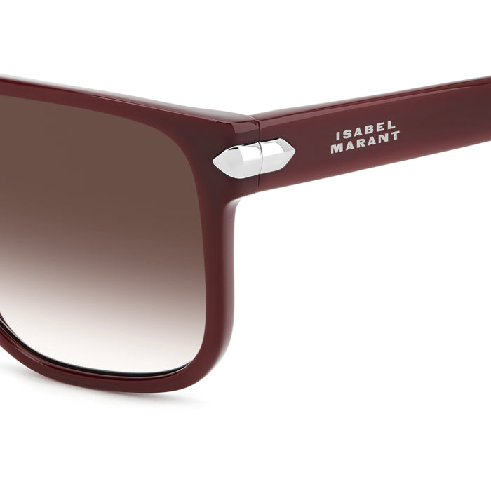 Isabel Marant IM 0264/S Bordeaux LHF en détail des branches - Les Lunettes de Pauline