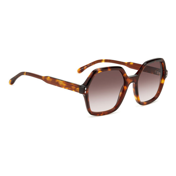 Isabel Marant IM 0152/S Écaille Havane WR9 de trois-quarts opposée - Les Lunettes de Pauline