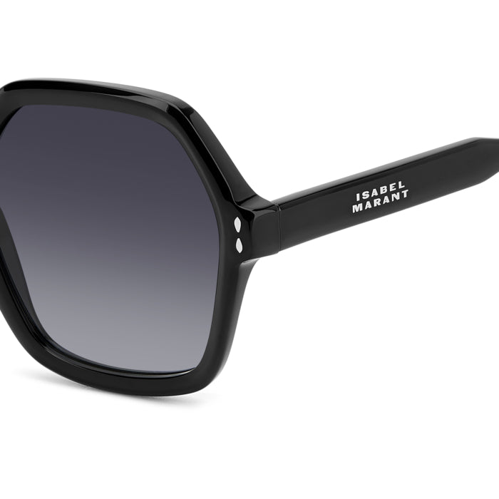 Isabel Marant IM 0152/S Noir 807 en détail des branches - Les Lunettes de Pauline