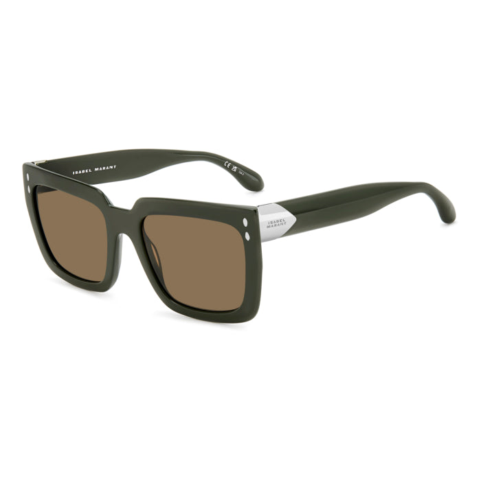 Isabel Marant IM 0213/S Vert Kaki 1ED de trois-quarts - Les Lunettes de Pauline