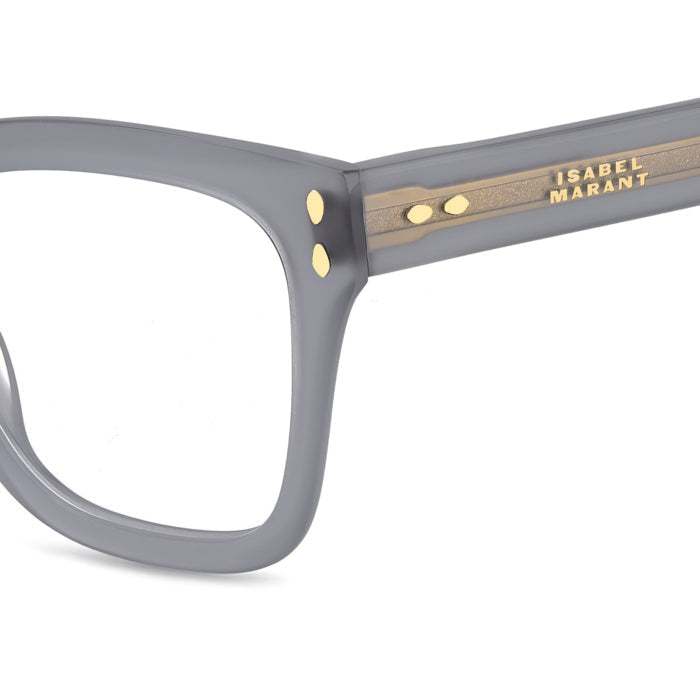 Isabel Marant IM 0209 Gris Translucide KB7 en détail des branches - Les Lunettes de Pauline