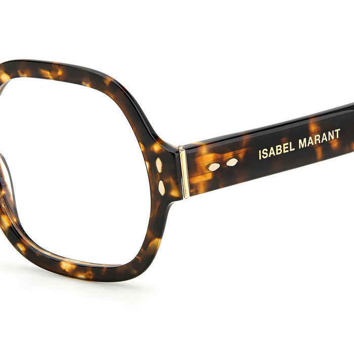Isabel Marant IM 0060 Havane Marron 086 en détail des branches - Les Lunettes de Pauline