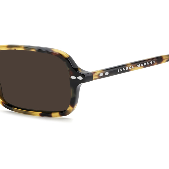 Isabel Marant IM 0258/S Écaille Blonde C9B en détail des branches - Les Lunettes de Pauline