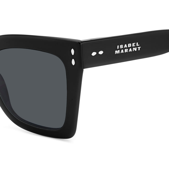 Isabel Marant IM 0188/S Noir 807 en détail des branches - Les Lunettes de Pauline
