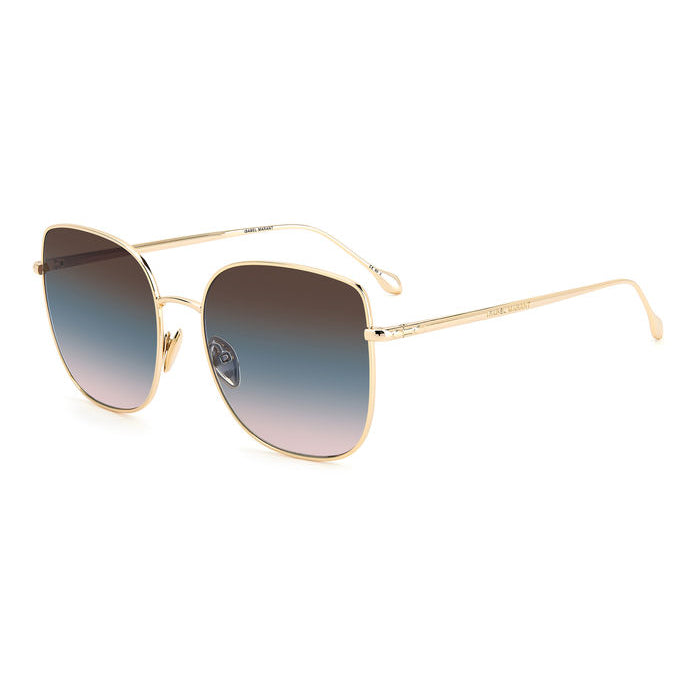 Isabel Marant IM 0014/S Or Bleu J5G de trois-quarts - Les Lunettes de Pauline