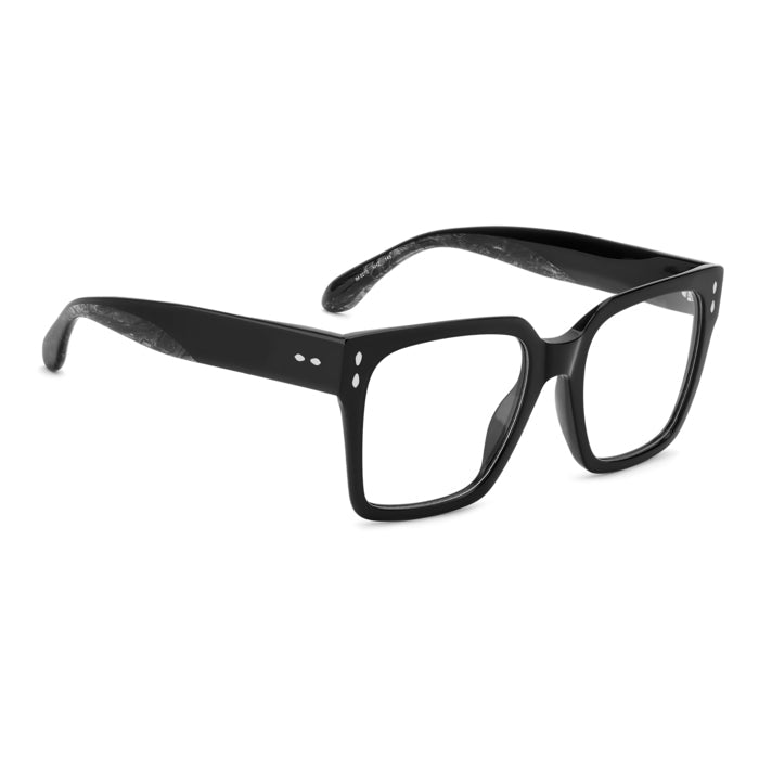 Isabel Marant IM 0270 Noir et Gris XHZ de trois-quarts opposée - Les Lunettes de Pauline