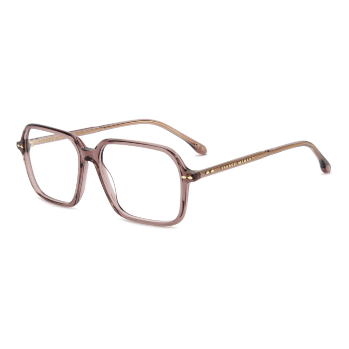 Isabel Marant IM 0233 Rose Poudré Translucide 35J de trois-quarts - Les Lunettes de Pauline