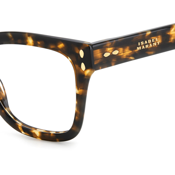 Isabel Marant IM 0209 Havane Marron 086 en détail des branches - Les Lunettes de Pauline