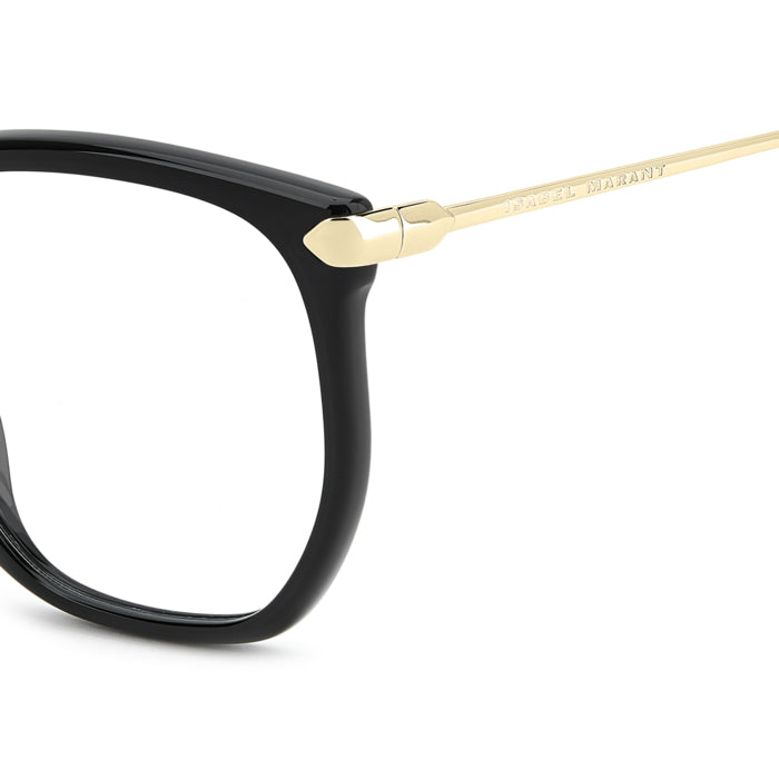 Isabel Marant IM 0280 Noir Or 2M2 en détail des branches - Les Lunettes de Pauline