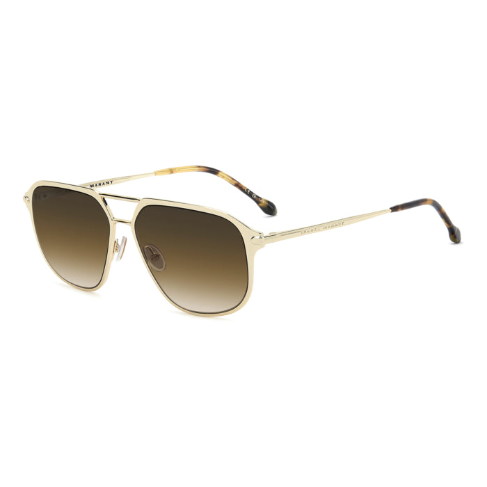 Isabel Marant IM 0268/S Or et Écaille J5G de trois-quarts - Les Lunettes de Pauline