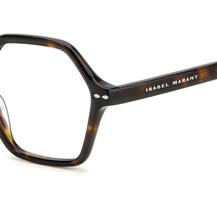 Isabel Marant IM 0115 Havane Marron 086 en détail des branches - Les Lunettes de Pauline