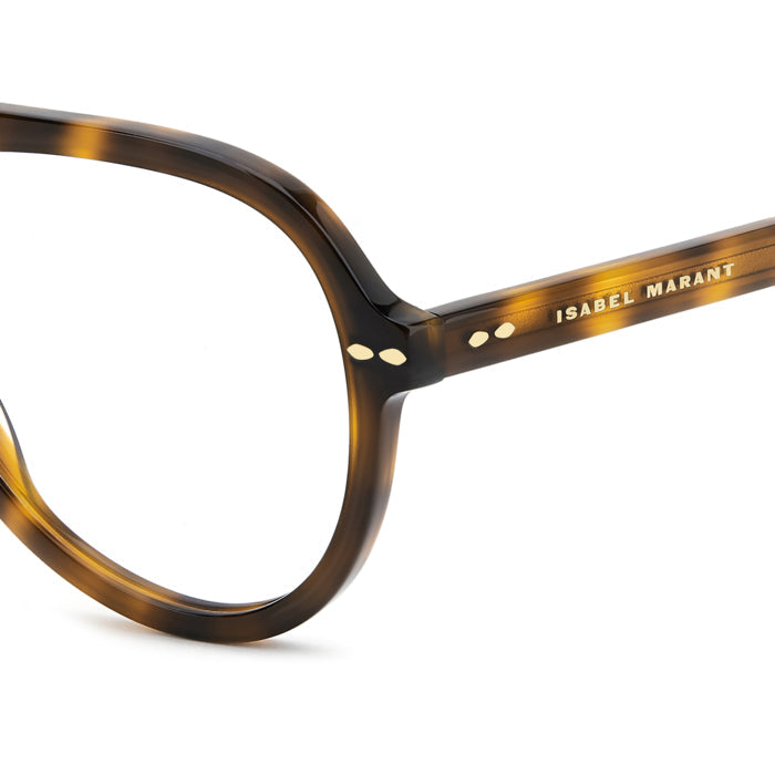 Isabel Marant IM 0236 Havane Marron 086 en détail des branches - Les Lunettes de Pauline