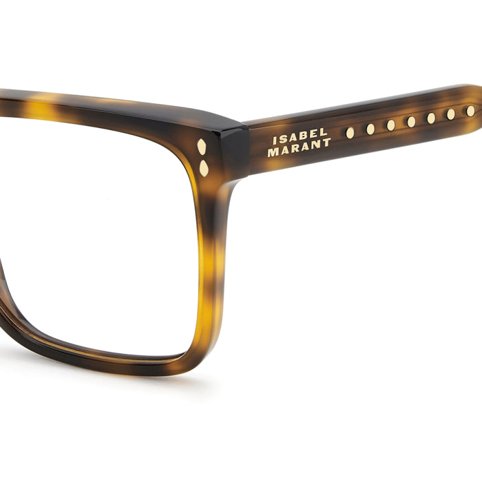 Isabel Marant IM 0244 Havane Marron 086 en détail des branches - Les Lunettes de Pauline