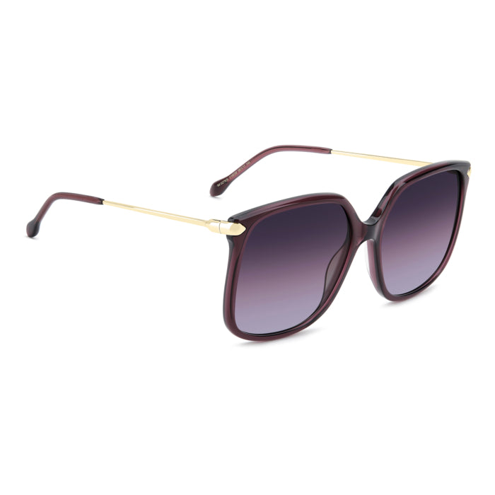 Isabel Marant IM 0278/S Prune et Or T1W de trois-quarts opposée - Les Lunettes de Pauline