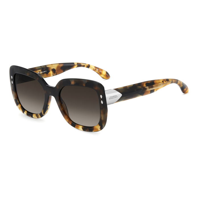 Isabel Marant IM 0247/S Écaille Havane OHO de trois-quarts - Les Lunettes de Pauline