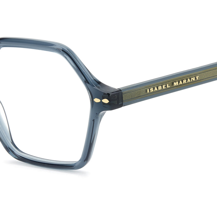 Isabel Marant IM 0115 Bleu Gris ZI9 en détail des branches - Les Lunettes de Pauline