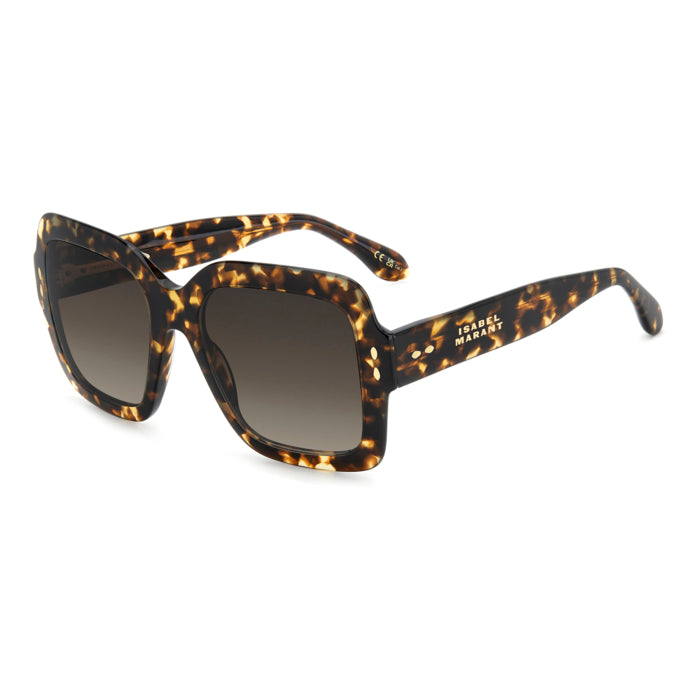 Isabel Marant IM 0211/S Écaille Havane 086 de trois-quarts - Les Lunettes de Pauline