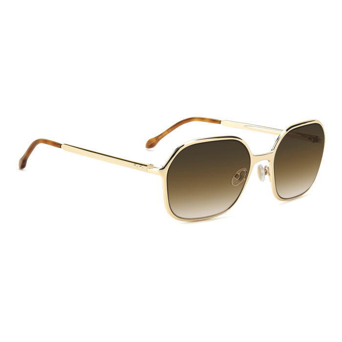 Isabel Marant IM 0245/S Or et Écaille 01Q de trois-quarts opposée - Les Lunettes de Pauline