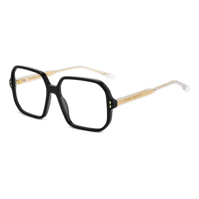 Isabel Marant IM 0168 Noir et Or 2M2 de trois-quarts - Les Lunettes de Pauline