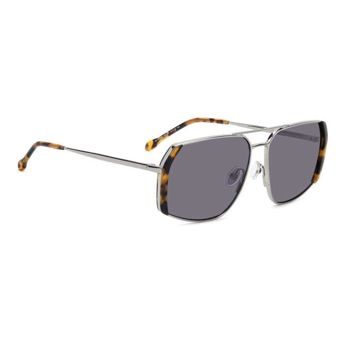 Isabel Marant IM 0261/S Argent et Écaille 3MA de trois-quarts opposée - Les Lunettes de Pauline