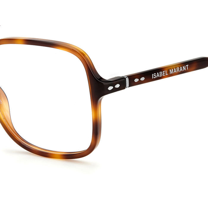 Isabel Marant IM 0063 Havane Marron 086 en détail des branches - Les Lunettes de Pauline