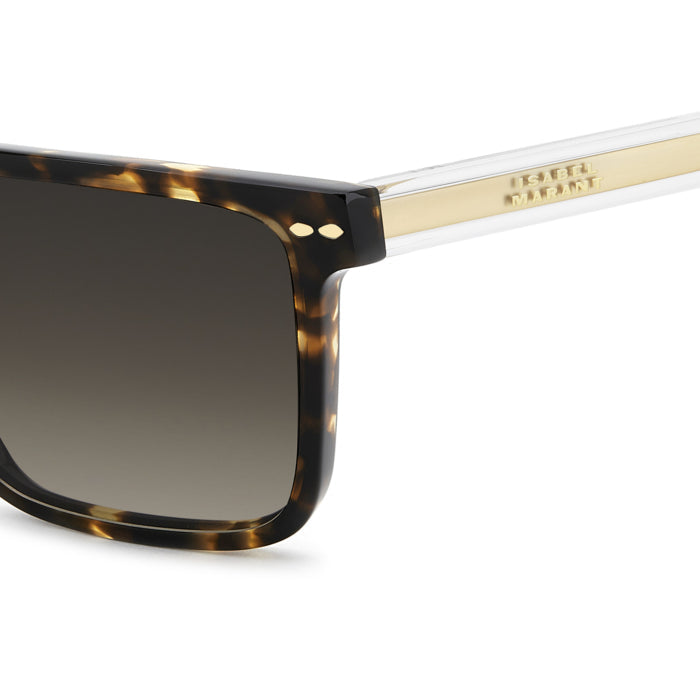 Isabel Marant IM 0231/S Écaille Havane 086 en détail des branches - Les Lunettes de Pauline