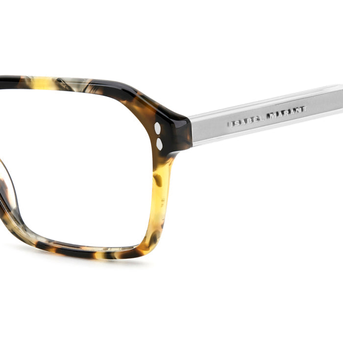 Isabel Marant IM 0204 Écaille Blonde HBN en détail des branches - Les Lunettes de Pauline