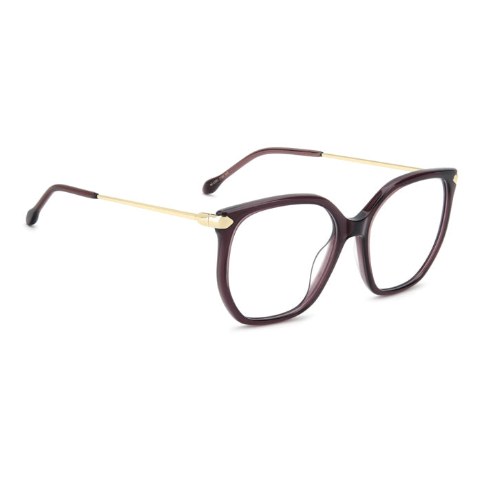 Isabel Marant IM 0280 Prune Or T1W de trois-quarts opposée - Les Lunettes de Pauline