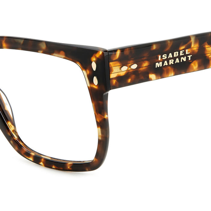 Isabel Marant IM 0128 Havane Marron 086 en détail des branches - Les Lunettes de Pauline