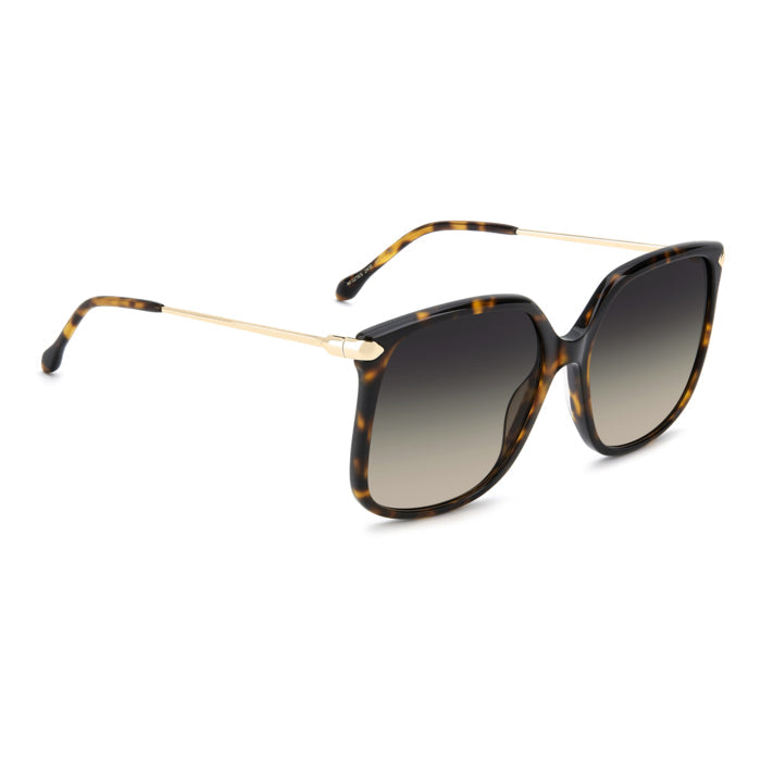 Isabel Marant IM 0278/S Écaille Havane 2IK de trois-quarts opposée - Les Lunettes de Pauline