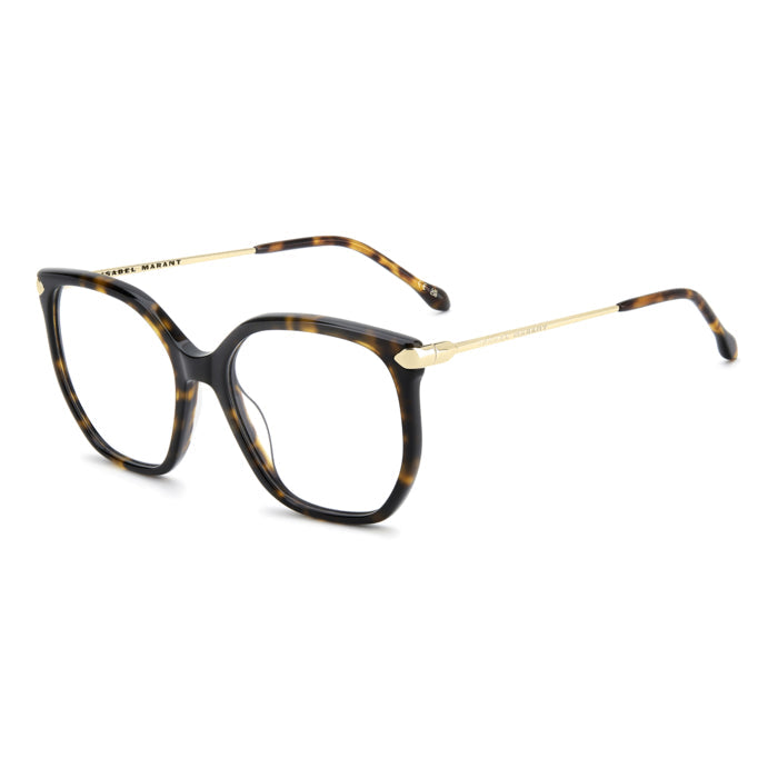 Isabel Marant IM 0280 Havane Or 2IK de trois-quarts - Les Lunettes de Pauline