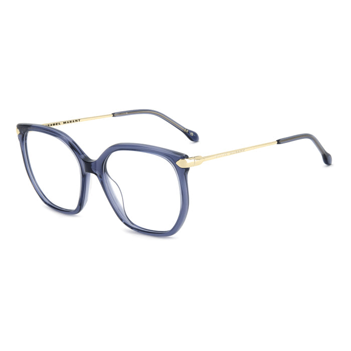 Isabel Marant IM 0280 Bleu Nuit Or KY2 de trois-quarts - Les Lunettes de Pauline