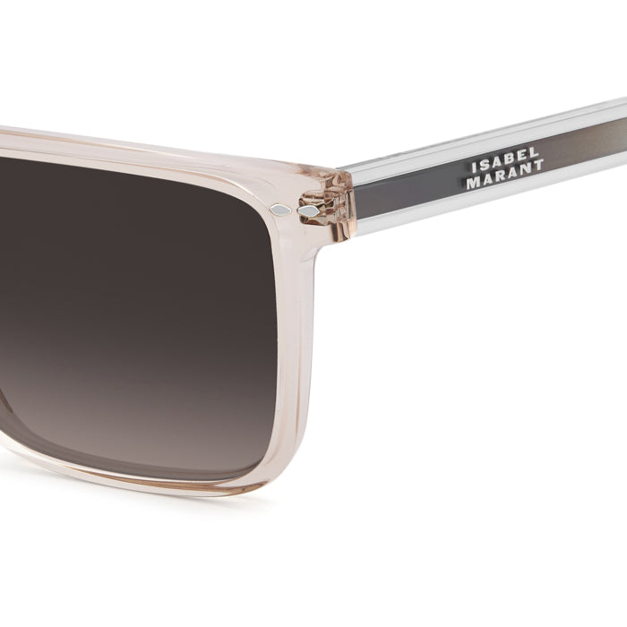 Isabel Marant IM 0231/S Rose Translucide 35J en détail des branches - Les Lunettes de Pauline