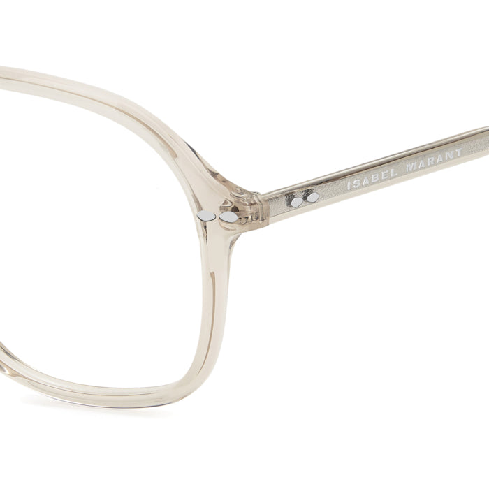 Isabel Marant IM 0276 Beige Rosé Translucide FWM en détail des branches - Les Lunettes de Pauline