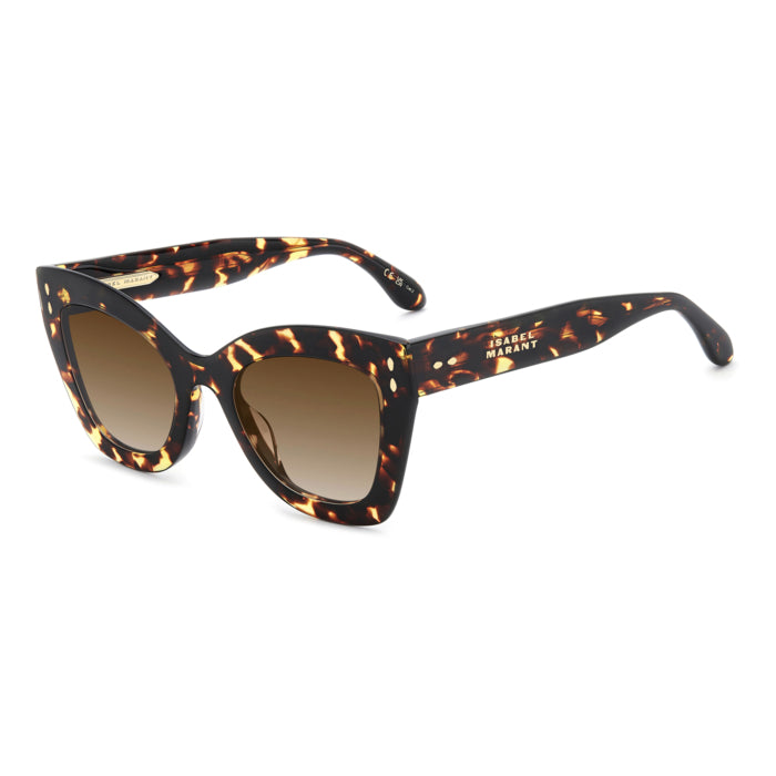 Isabel Marant IM 0050/G/S Écaille Havane 086 de trois-quarts - Les Lunettes de Pauline