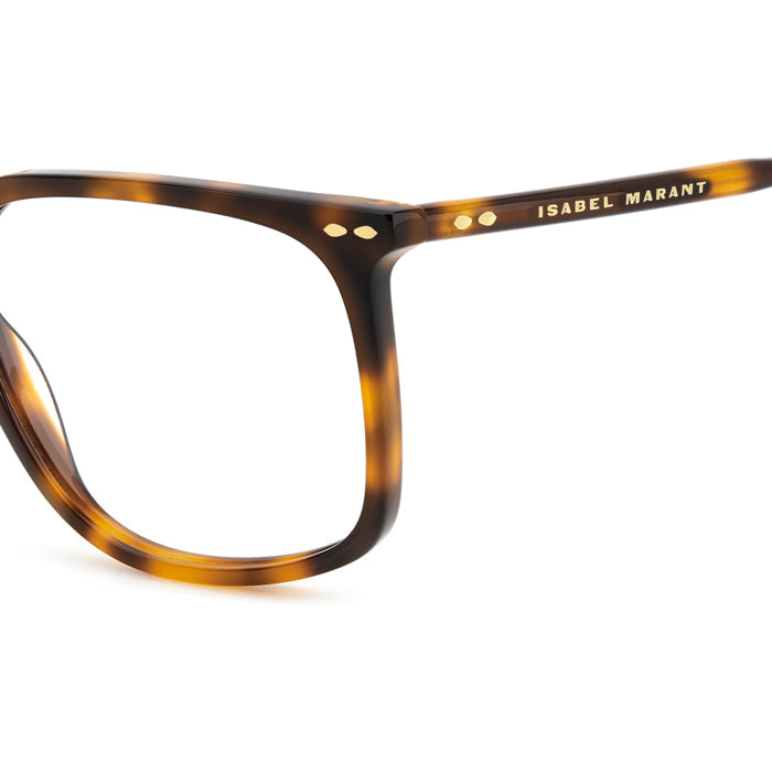 Isabel Marant IM 0202 Havane Marron 086 en détail des branches - Les Lunettes de Pauline