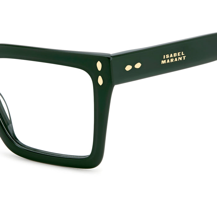 Isabel Marant IM 0192 Vert Sapin 1ED en détail des branches - Les Lunettes de Pauline