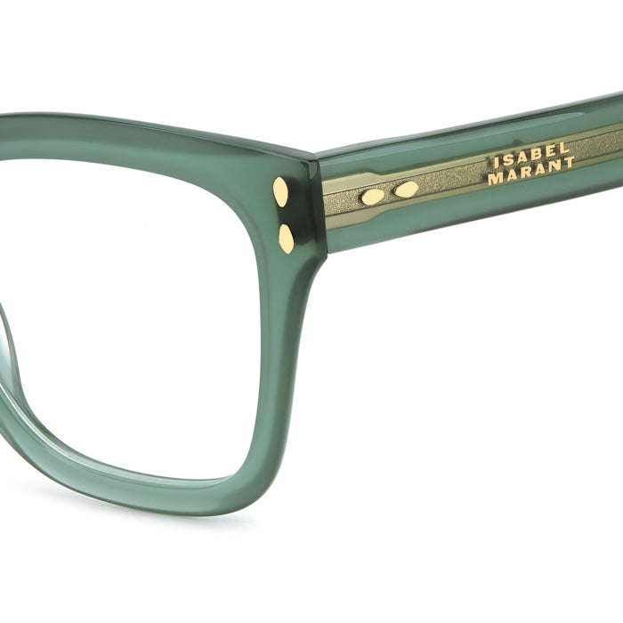 Isabel Marant IM 0209 Vert Sauge 1ED en détail des branches - Les Lunettes de Pauline