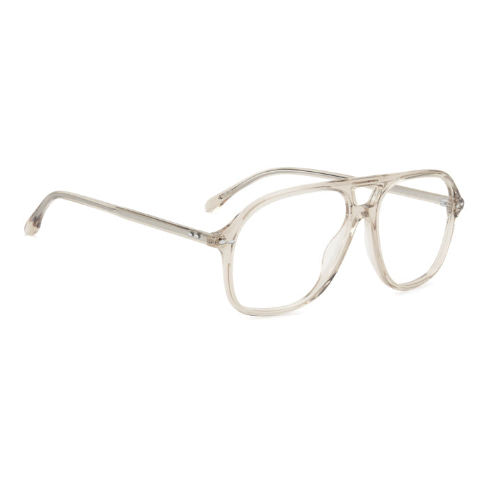 Isabel Marant IM 0276 Beige Rosé Translucide FWM de trois-quarts opposée - Les Lunettes de Pauline