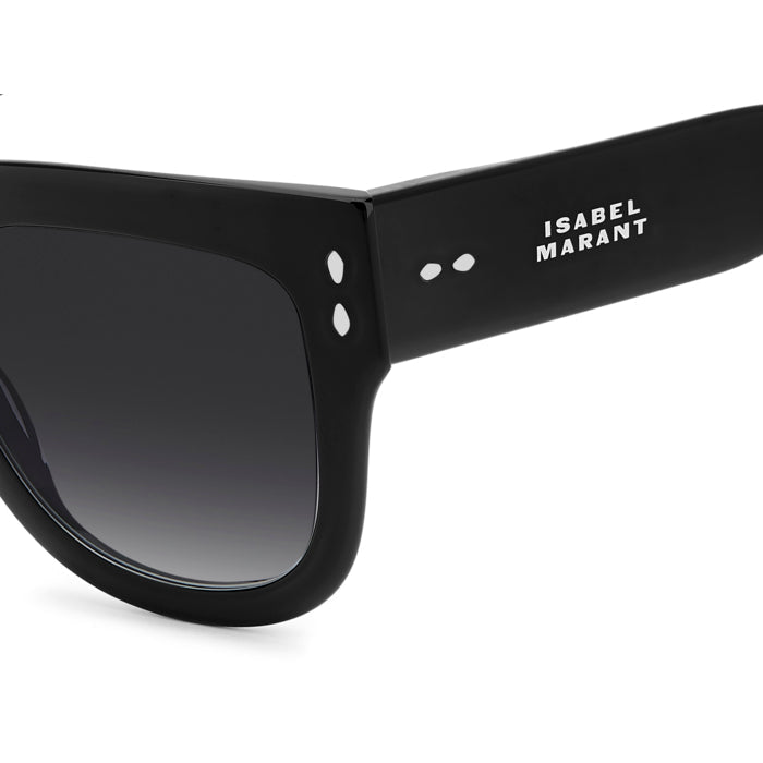 Isabel Marant IM 0225/S Noir 807 en détail des branches - Les Lunettes de Pauline
