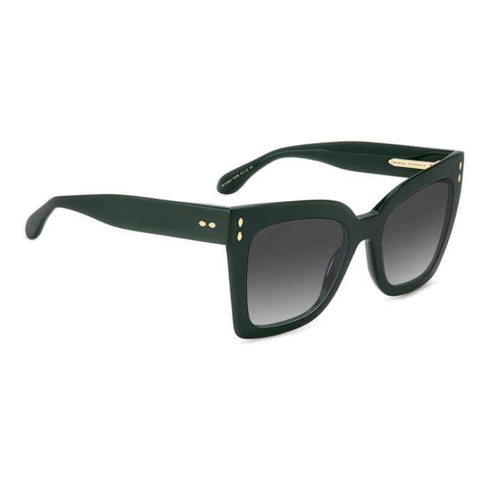 Isabel Marant IM 0188/S Vert Bouteille 1ED de trois-quarts opposée - Les Lunettes de Pauline