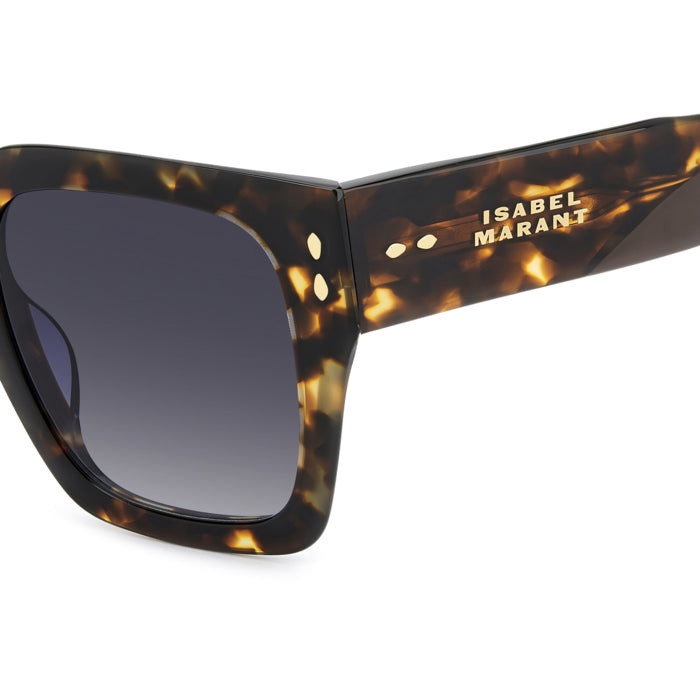 Isabel Marant IM 0287/G/S Écaille Havane 9N4 en détail des branches - Les Lunettes de Pauline