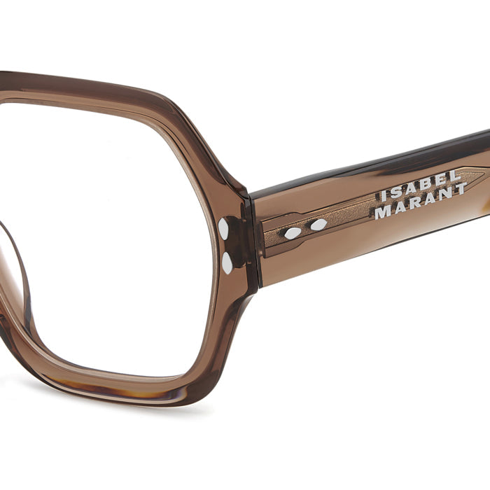 Isabel Marant IM 0269 Marron Translucide 09Q en détail des branches - Les Lunettes de Pauline