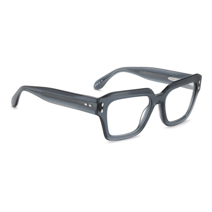 Isabel Marant IM 0226 Bleu Gris Translucide ZI9 de trois-quarts opposée - Les Lunettes de Pauline