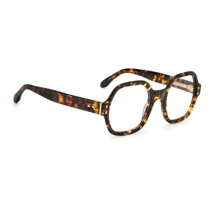 Isabel Marant IM 0060 Havane Marron 086 de trois-quarts opposée - Les Lunettes de Pauline