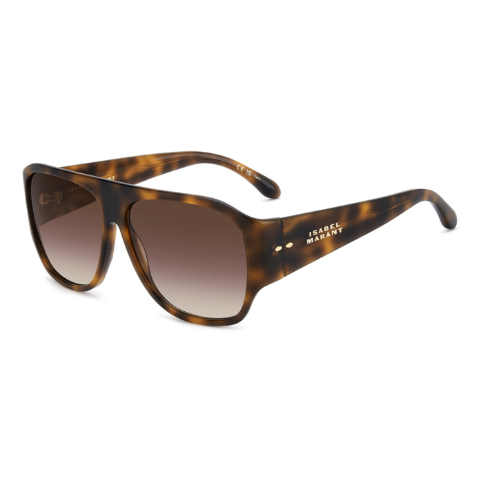 Isabel Marant IM 0239/S Écaille Havane 086 de trois-quarts - Les Lunettes de Pauline