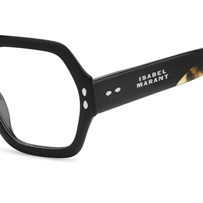 Isabel Marant IM 0269 Noir et Écaille WR7 en détail des branches - Les Lunettes de Pauline