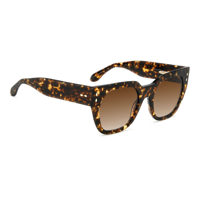 Isabel Marant IM 0158/S Écaille Havane 086 de trois-quarts opposée - Les Lunettes de Pauline