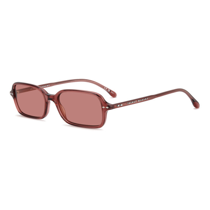 Isabel Marant IM 0258/S Rose Translucide C9A de trois-quarts - Les Lunettes de Pauline