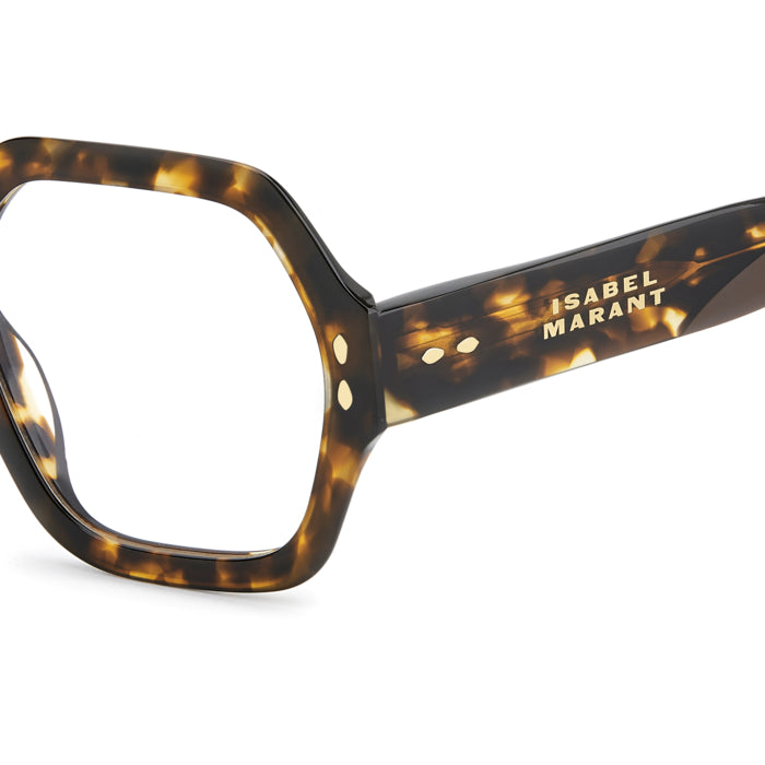 Isabel Marant IM 0269 Havane Marron 9N4 en détail des branches - Les Lunettes de Pauline